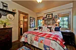 Country House Plan Bedroom Photo 01 - Laramie Hill Log Cabin Home 163D-0006 - Shop House Plans and More
