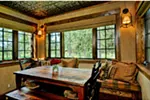 Country House Plan Dining Room Photo 01 - Laramie Hill Log Cabin Home 163D-0006 - Shop House Plans and More