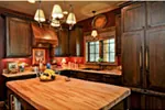 Log House Plan Kitchen Photo 01 - Laramie Hill Log Cabin Home 163D-0006 - Shop House Plans and More