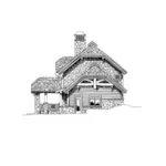 Cabin & Cottage House Plan Right Elevation - Rock Creek Rustic Home 163D-0010 - Shop House Plans and More