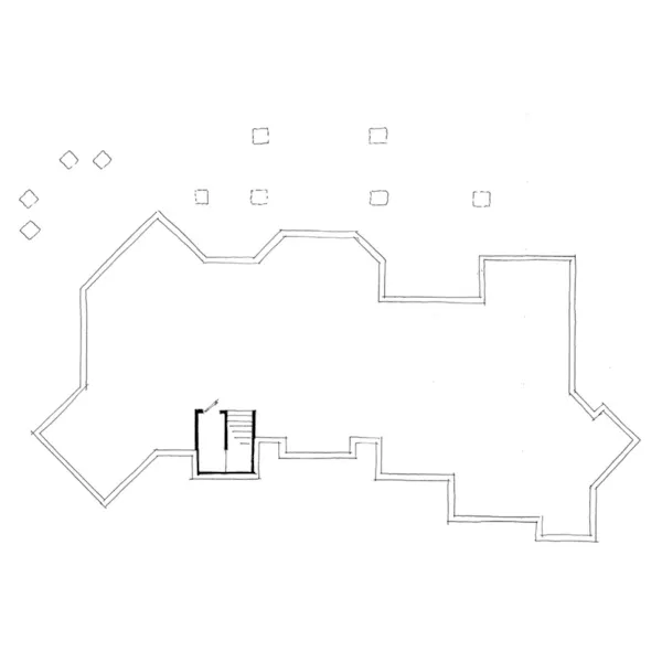 Country House Plan Lower Level Floor - Spring Branch Modern Home 163D-0012 - Shop House Plans and More