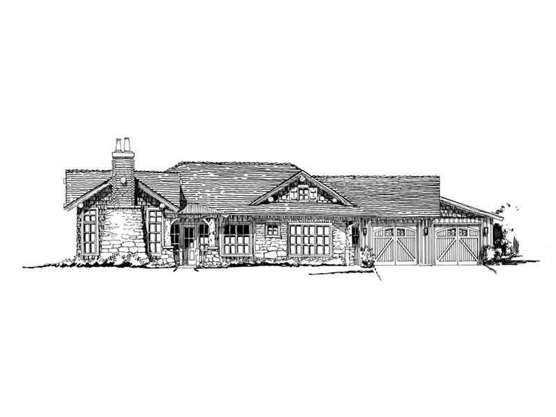 Traditional House Plan Front Photo 01 - Waterton European Home 163D-0015 - Shop House Plans and More