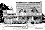 Lowcountry House Plan Front Elevation - Winterpark Craftsman Home 163D-0016 - Shop House Plans and More