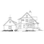 Country House Plan Left Elevation - Winterpark Craftsman Home 163D-0016 - Shop House Plans and More