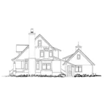 Country House Plan Right Elevation - Winterpark Craftsman Home 163D-0016 - Shop House Plans and More