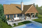 Mountain House Plan Rear Photo 01 - Decker Lake Ranch Home 163D-0017 - Search House Plans and More