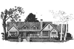 Modern Farmhouse Plan Front Elevation - 163D-0018 - Shop House Plans and More