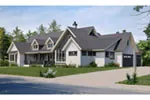 Ranch House Plan Front of House 163D-0018