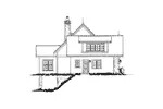 Modern Farmhouse Plan Left Elevation - Evans Farm Craftsman Home 163D-0019 - Shop House Plans and More