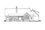 Modern Farmhouse Plan Rear Elevation - Evans Farm Craftsman Home 163D-0019 - Shop House Plans and More