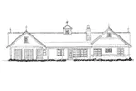 Modern Farmhouse Plan Rear Elevation - 163D-0020 - Shop House Plans and More