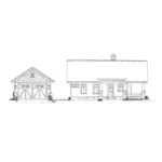 Rustic House Plan Left Elevation - Glen Allen Lane Craftsman Home 163D-0021 - Shop House Plans and More