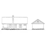 Rustic House Plan Right Elevation - Glen Allen Lane Craftsman Home 163D-0021 - Shop House Plans and More