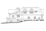 Rustic House Plan Left Elevation - 163D-0022 - Shop House Plans and More