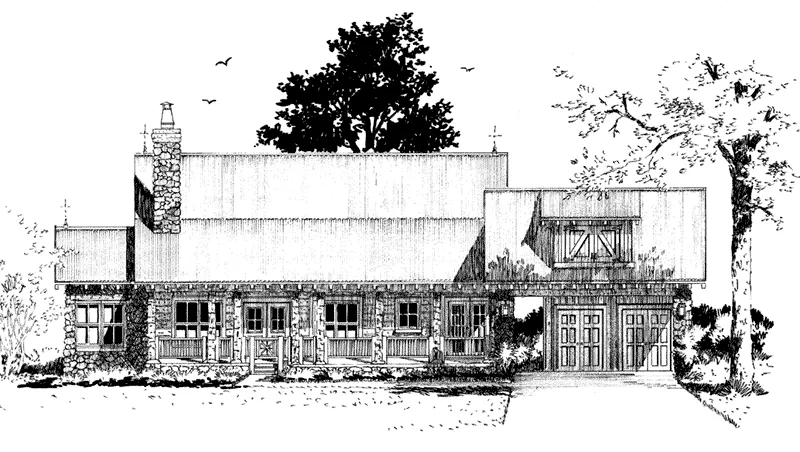 Lowcountry House Plan Front Elevation - 163D-0023 - Shop House Plans and More