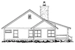Lowcountry House Plan Left Elevation - 163D-0023 - Shop House Plans and More