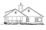 Lowcountry House Plan Right Elevation - 163D-0023 - Shop House Plans and More