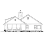 Southern House Plan Right Elevation - Timberrock Rustic Home 163D-0023 - Shop House Plans and More