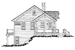 Country House Plan Left Elevation - Cypresscreek Craftsman Bungalow 163D-0024 | House Plans and More