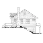 Rustic House Plan Right Elevation - Cypresscreek Craftsman Bungalow 163D-0024 | House Plans and More