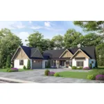 Cabin & Cottage House Plan Front Photo 01 - Cool Springs Ranch Home 163D-0025 | House Plans and More