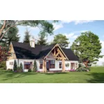 Cabin & Cottage House Plan Rear Photo 01 - Cool Springs Ranch Home 163D-0025 | House Plans and More