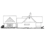 Cabin & Cottage House Plan Right Elevation - Cool Springs Ranch Home 163D-0025 | House Plans and More