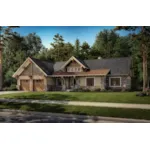 Arts & Crafts House Plan Front of House 163D-0035