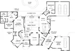 European House Plan First Floor - Adelina European Home 164D-0001 - Search House Plans and More