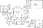 European House Plan First Floor - 164D-0005 - Shop House Plans and More