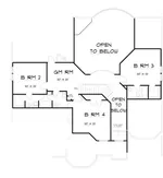 European House Plan Second Floor - 164D-0008 - Shop House Plans and More