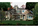 Luxury House Plan Front Image - 164D-0009 - Shop House Plans and More