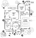 Luxury House Plan First Floor - 164D-0015 - Shop House Plans and More