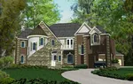 Luxury House Plan Front of House 164D-0016