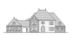 Front Elevation - 164D-0017 - Shop House Plans and More