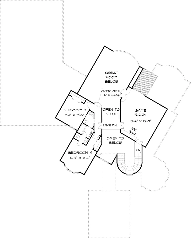 Luxury House Plan Second Floor - 164D-0018 - Shop House Plans and More