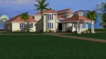 Luxury House Plan Front of House 164D-0018