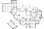 First Floor - 164D-0021 - Shop House Plans and More