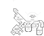 Second Floor - 164D-0021 - Shop House Plans and More