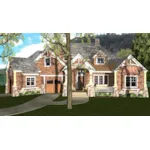 European House Plan Front of Home - Warner Falls Craftsman Home 164D-0041 - Shop House Plans and More