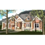 European House Plan Front Photo 01 - Warner Falls Craftsman Home 164D-0041 - Shop House Plans and More