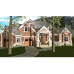 European House Plan Front Photo 04 - Warner Falls Craftsman Home 164D-0041 - Shop House Plans and More