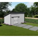 Building Plans Front of House 165D-4503