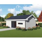 Building Plans Front of House 165D-7500