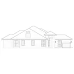 Ranch House Plan Left Elevation - La Palvista European Home 166D-0003 - Shop House Plans and More