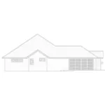 Ranch House Plan Left Elevation - Lily Pond Craftsman Home 166D-0004 - Shop House Plans and More