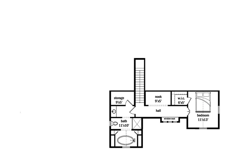 Country House Plan Second Floor - Ellison Hill Modern Farmhouse 167D-0002 - Search House Plans and More