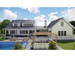 Country House Plan Rear Photo 01 - Hanley Dell Modern Farmhouse 167D-0005 - Search House Plans and More