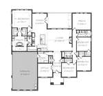 Traditional House Plan First Floor - Lambert Lane Modern Farmhouse 167D-0006 - Shop House Plans and More