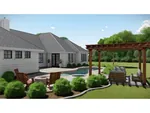 Traditional House Plan Rear Photo 01 - Lambert Lane Modern Farmhouse 167D-0006 - Shop House Plans and More